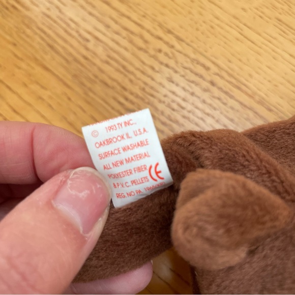 Ty Beanie Baby Chocolate the Moose - Picture 3 of 7